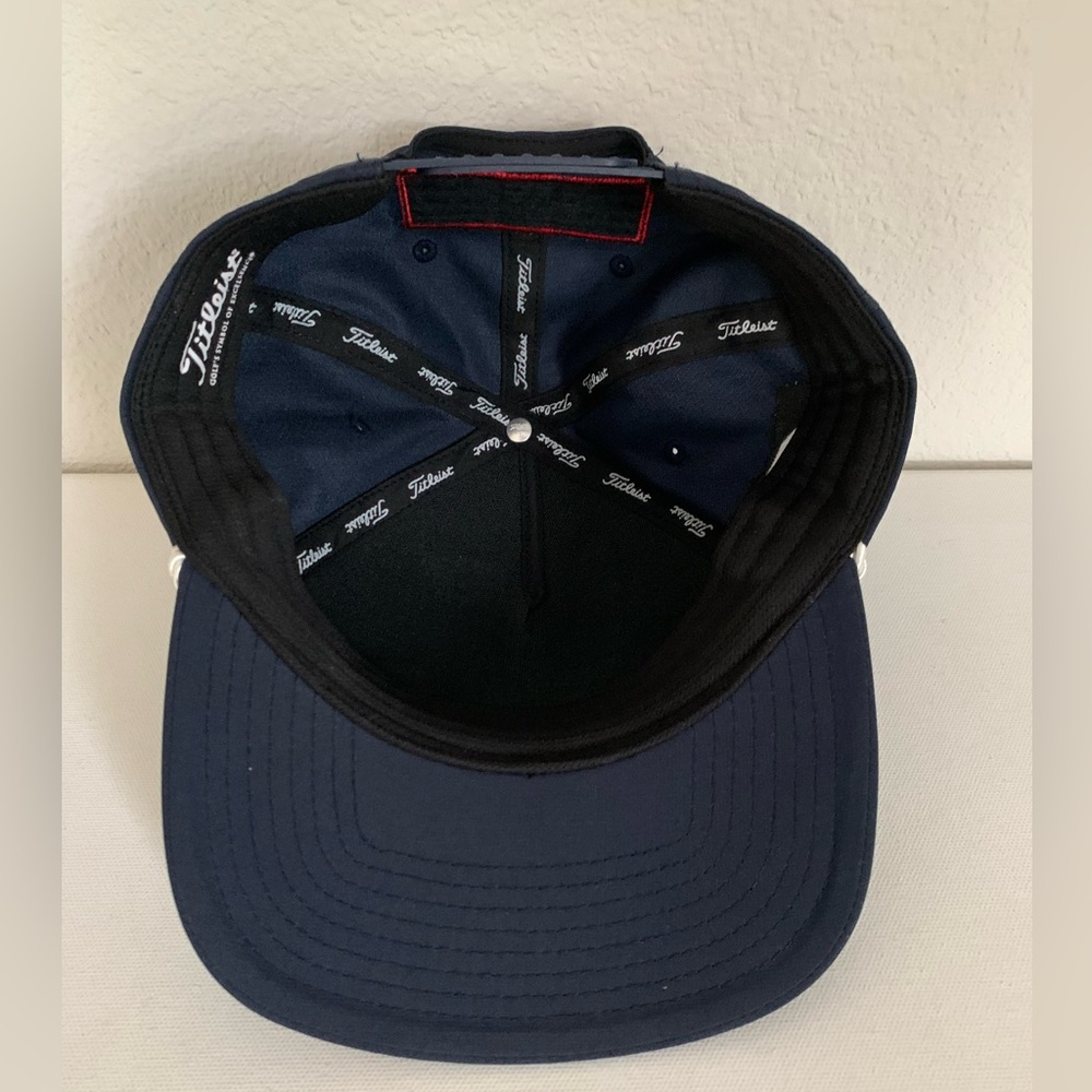 Titleist Tour Rope Navy Blue/White Adjustable Snapback Hat ~ NWOT - Picture 4 of 6